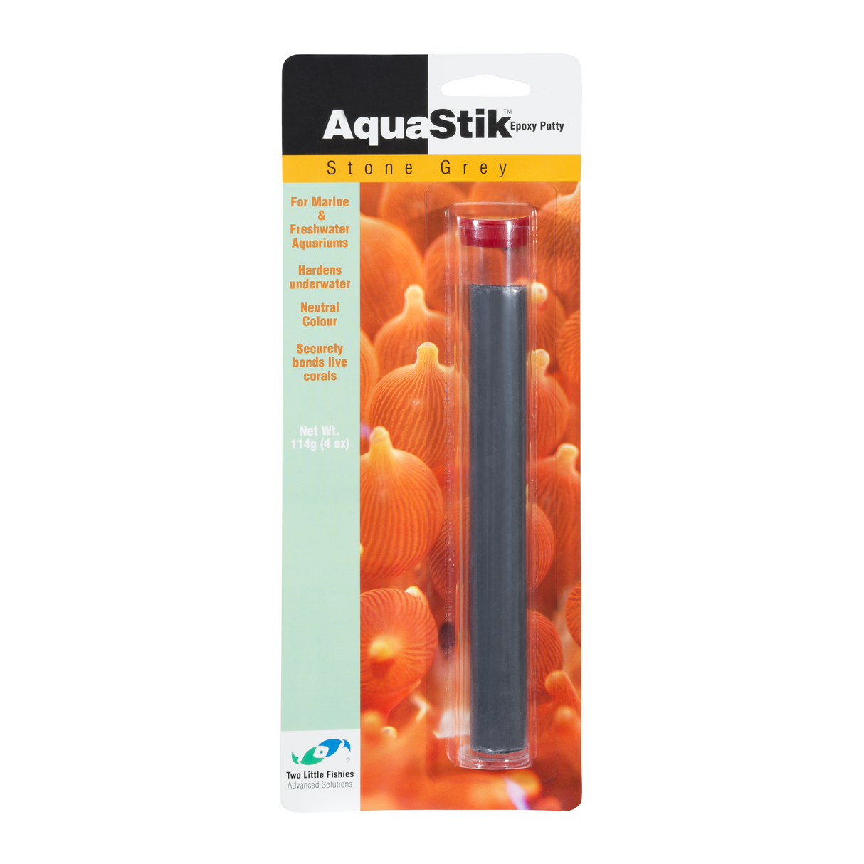 Two Little Fishies AquaStik 4oz. Stone Grey